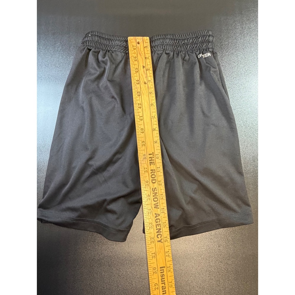 DR-TEK Boys Athletic Shorts Black Mesh Pockets Elastic Waist Size M 10-12 - Picture 5 of 6